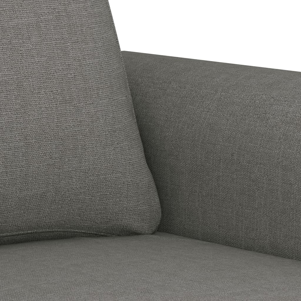 2-Sitzer-Sofa Hellgrau 120 cm Stoff