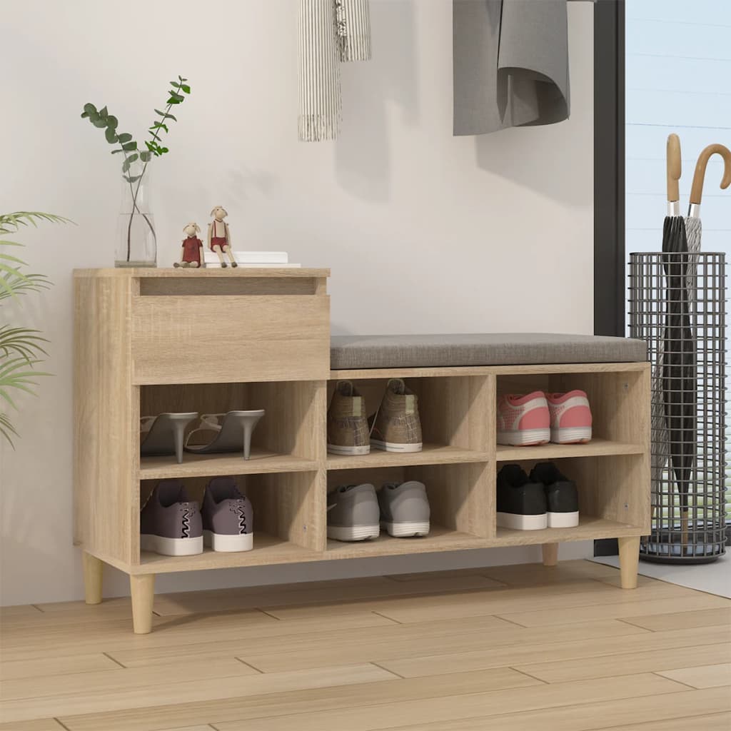 Schuhregal Weiß 102x36x60 cm Holzwerkstoff