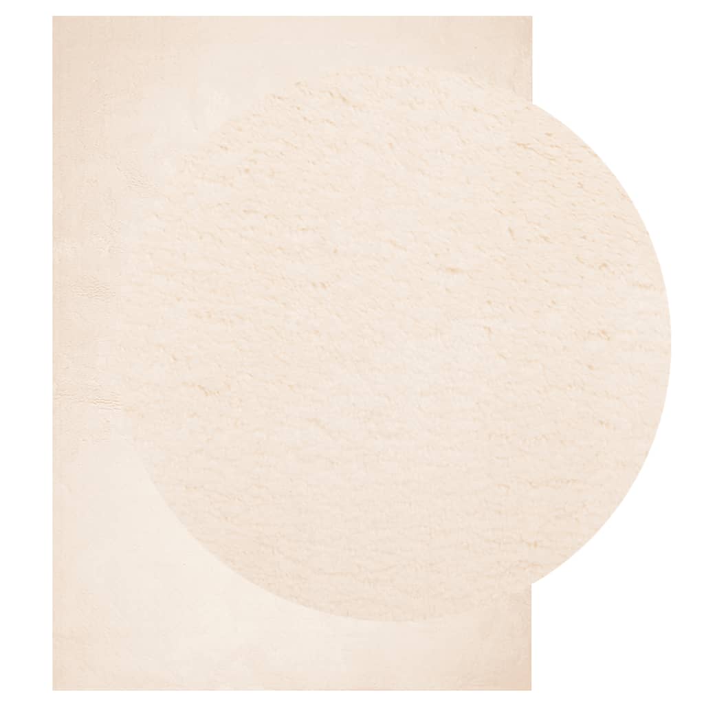 Teppich HUARTE Kurzflor Weich und Waschbar Anthrazit 60x110 cm