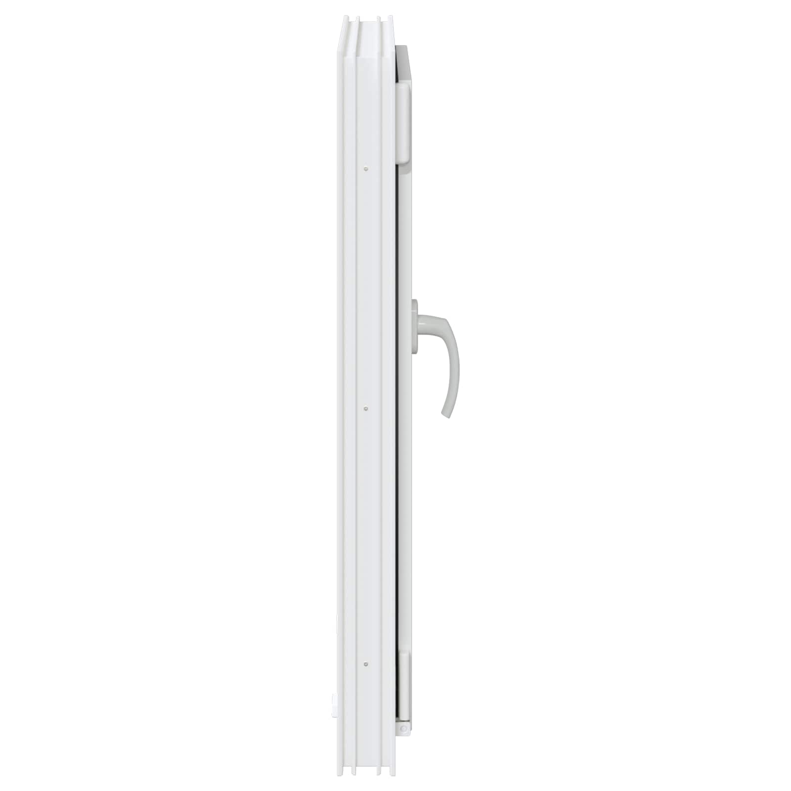 Kellerfenster RISOR 50 x 50 cm PVC und Glas Weiß