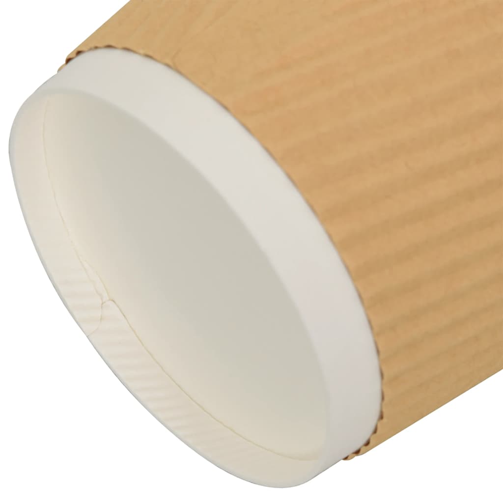 Pappbecher 500 Stk. 8oz 200ml Braun