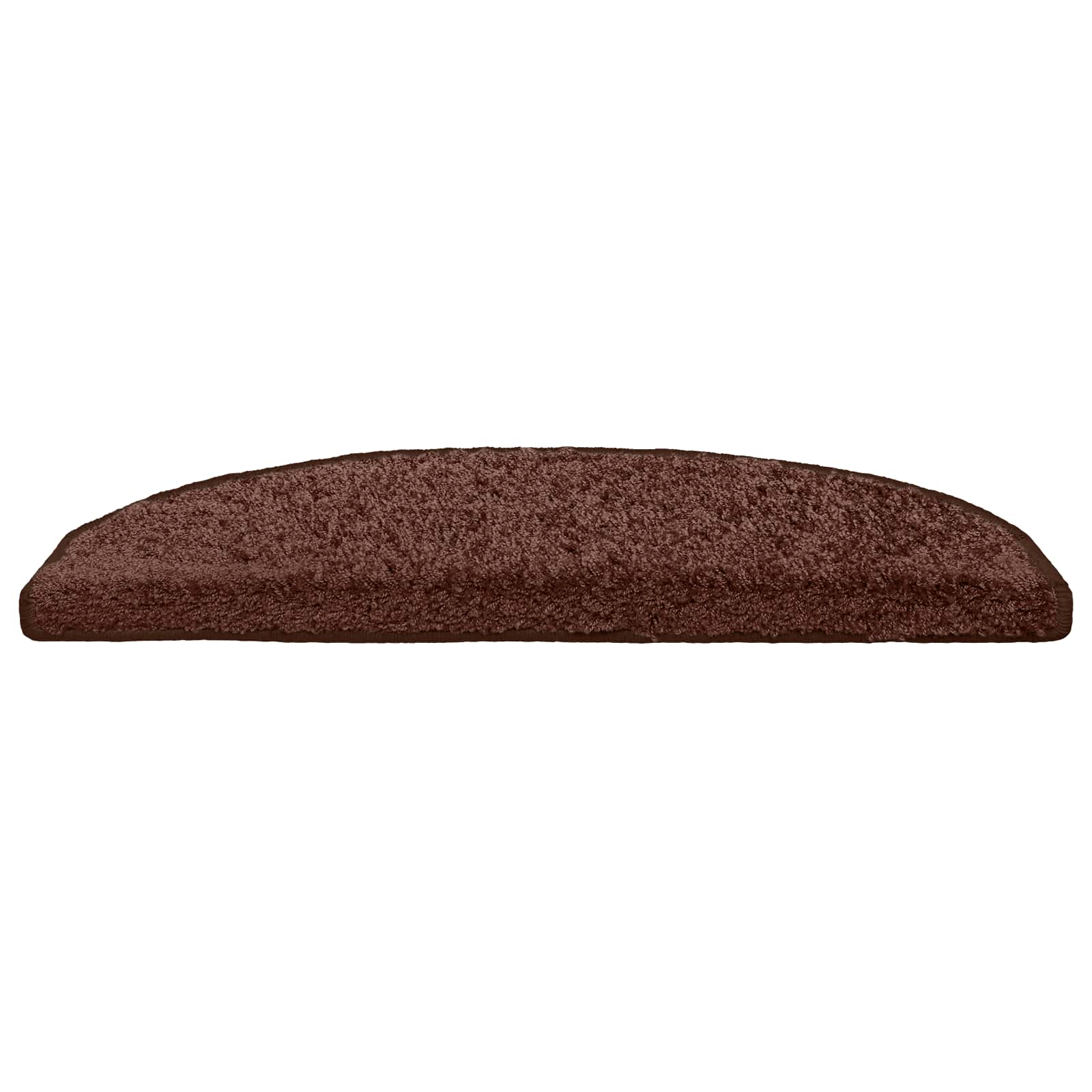 Stufenmatten 15 Stk. 56x17x3 cm Grau Halbrund