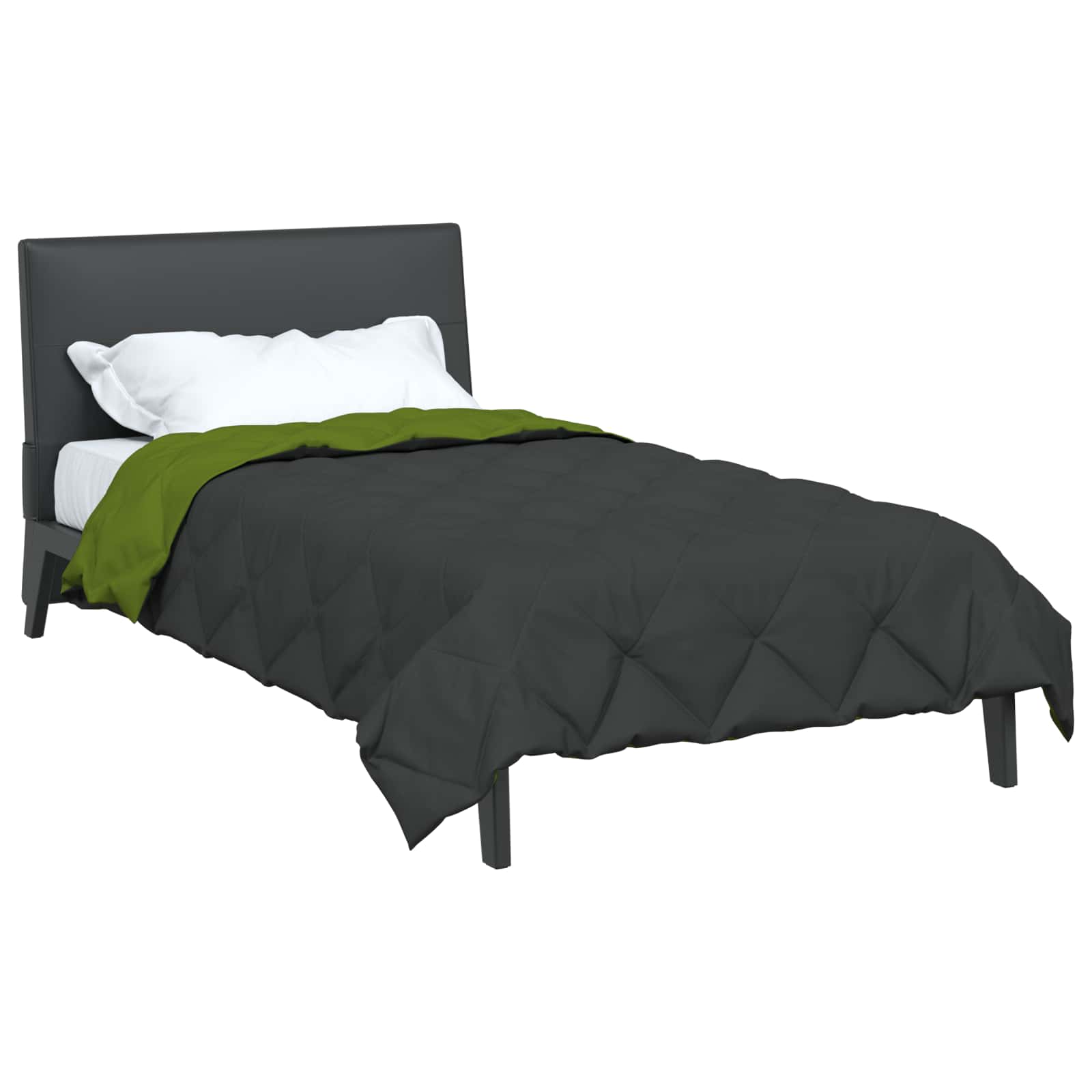 Sommerdecke Anthrazit 200 x 135 cm Mikrofaser