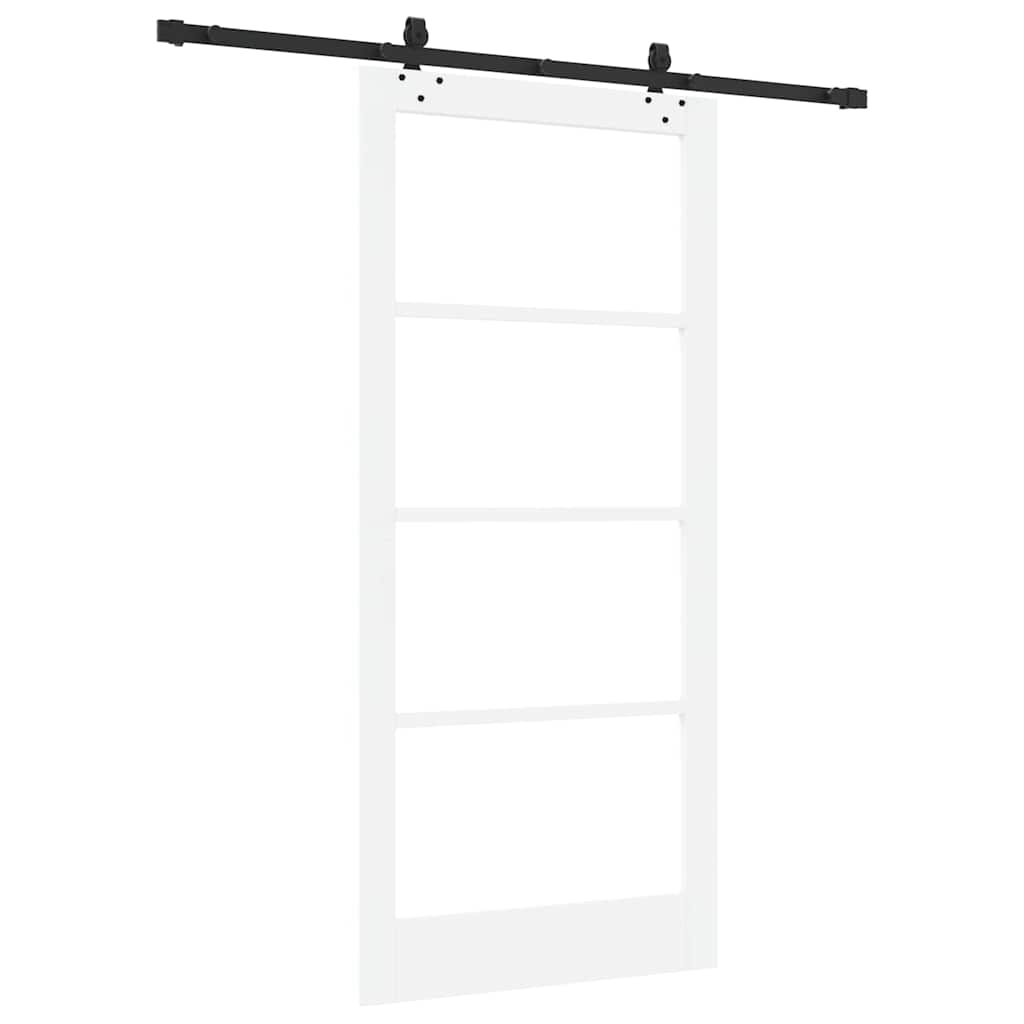 Schiebetür ORKDAL Natürlich und Schwarz 61 x 198,5 cm