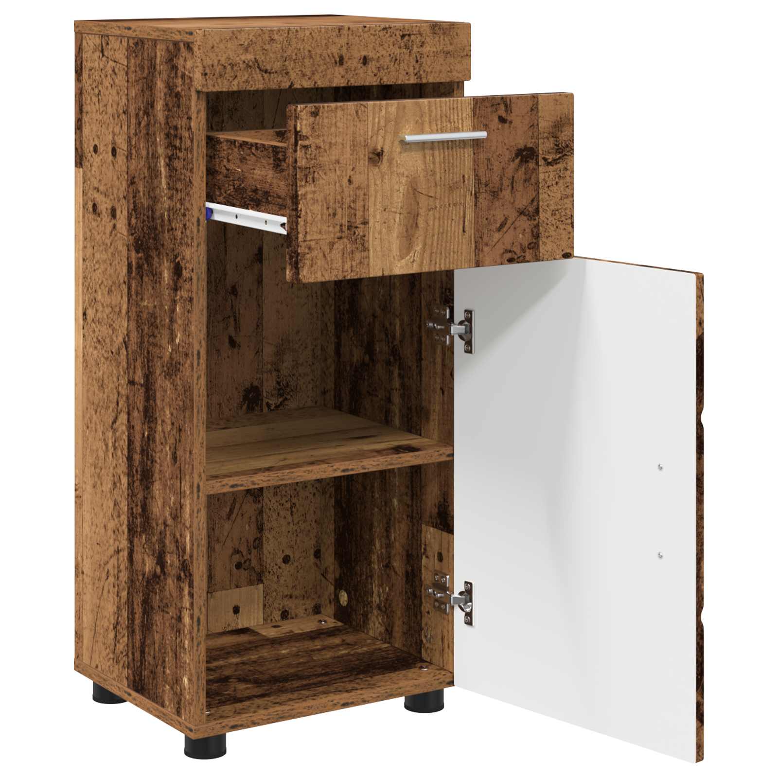 Badezimmermöbel-Set TULUM 2 pcs Weiß 60 x 34 x 63 cm