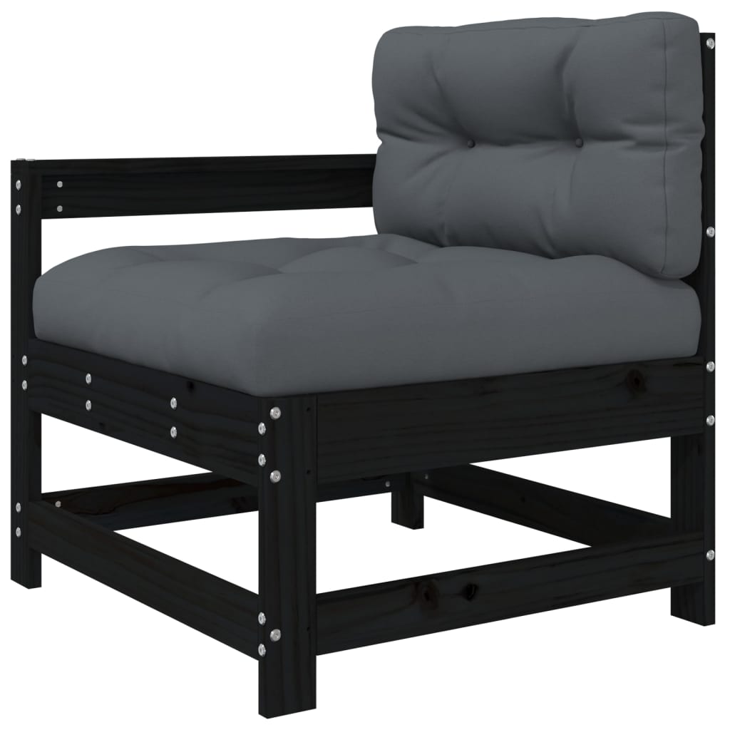 10-tlg. Garten-Lounge-Set mit Kissen Kiefernholz Imprägniert