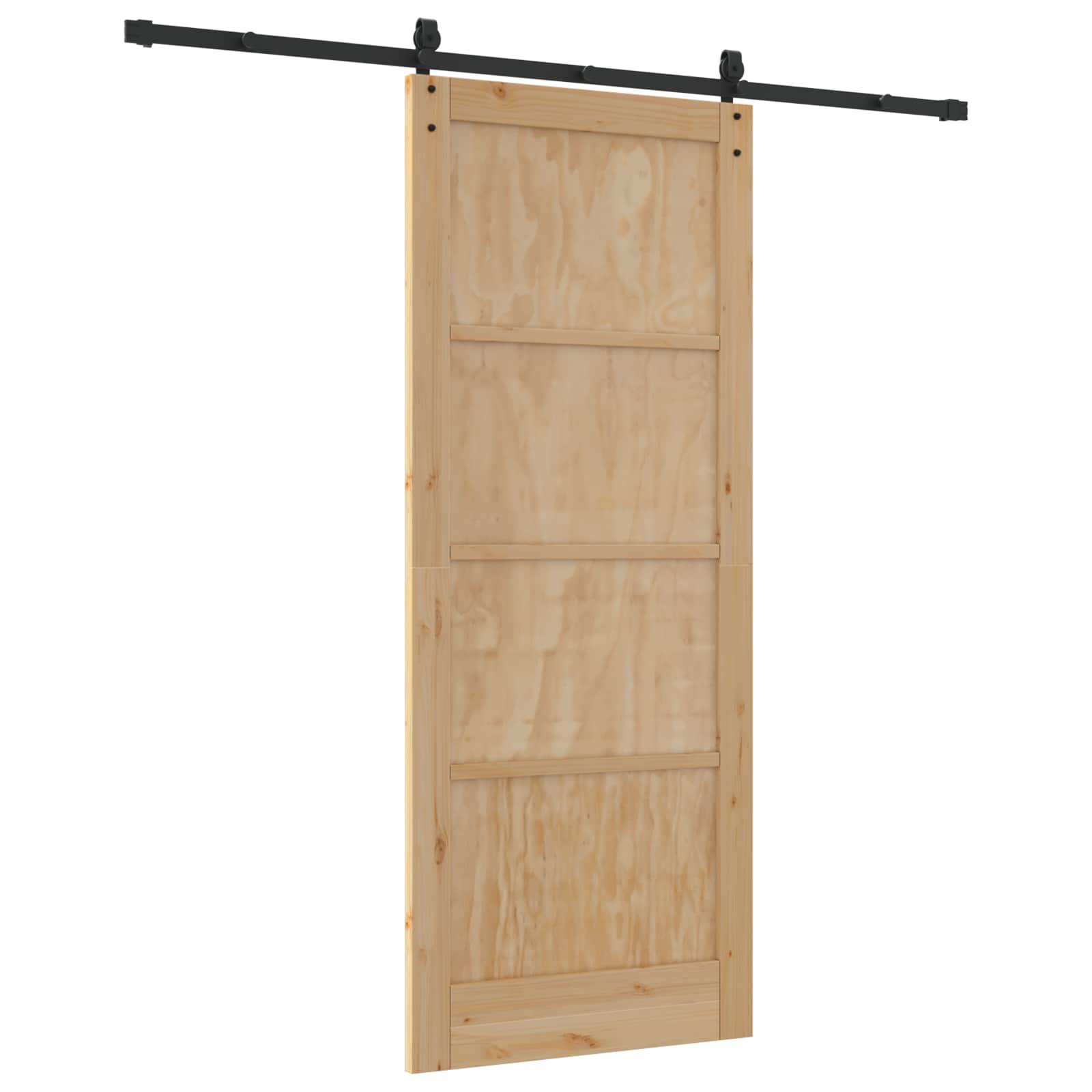 Schiebetür ORKDAL Natur 61 x 198,5 cm Massives Kiefernholz