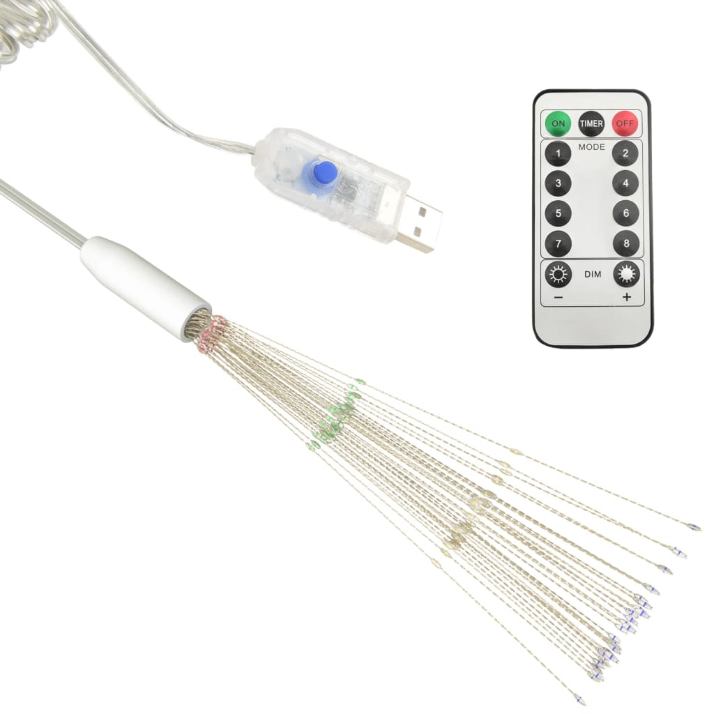 Feuerwerkslicht Weihnachtsdeko Warmweiß 20 cm 140 LEDs