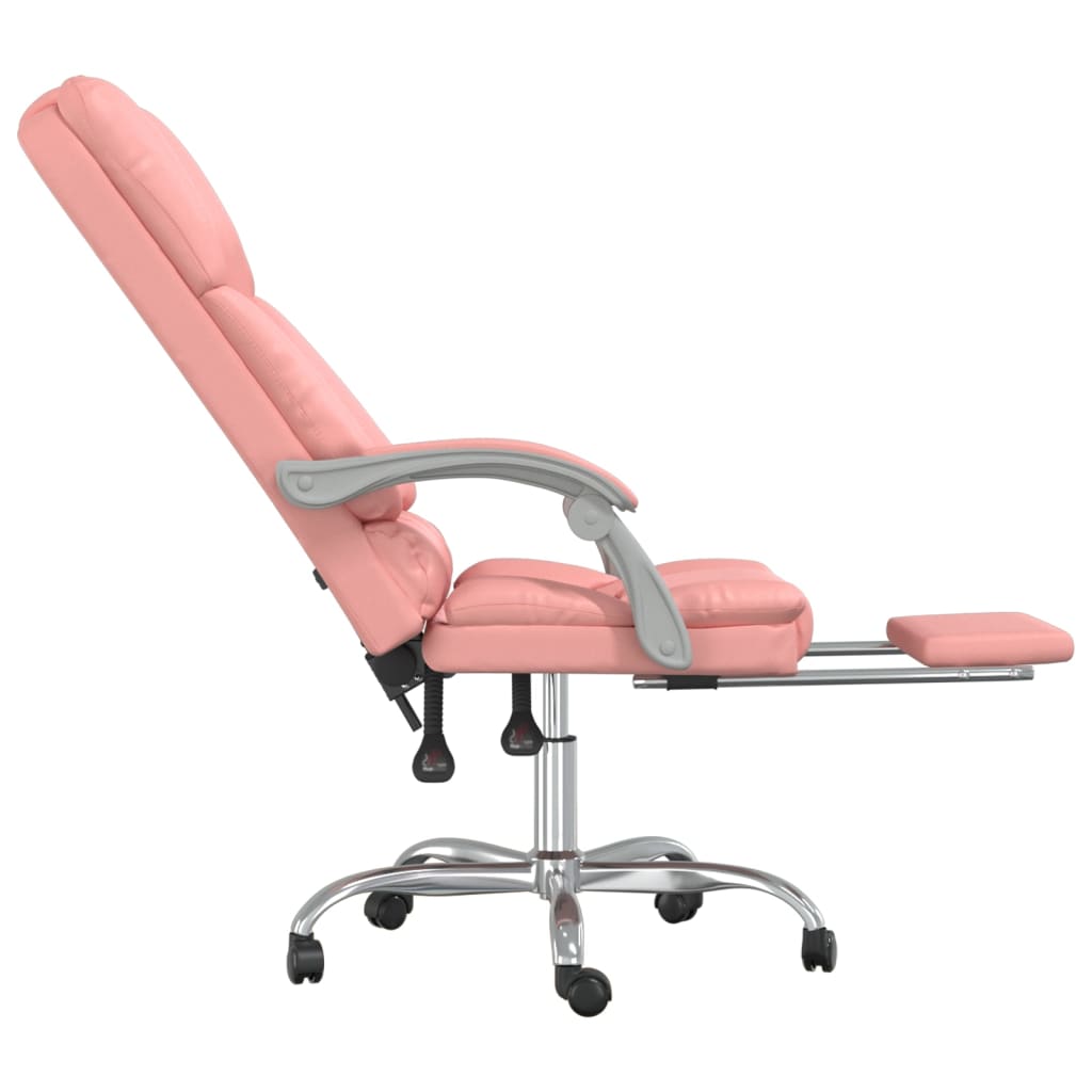 Bürostuhl mit Massagefunktion Schwarz Kunstleder