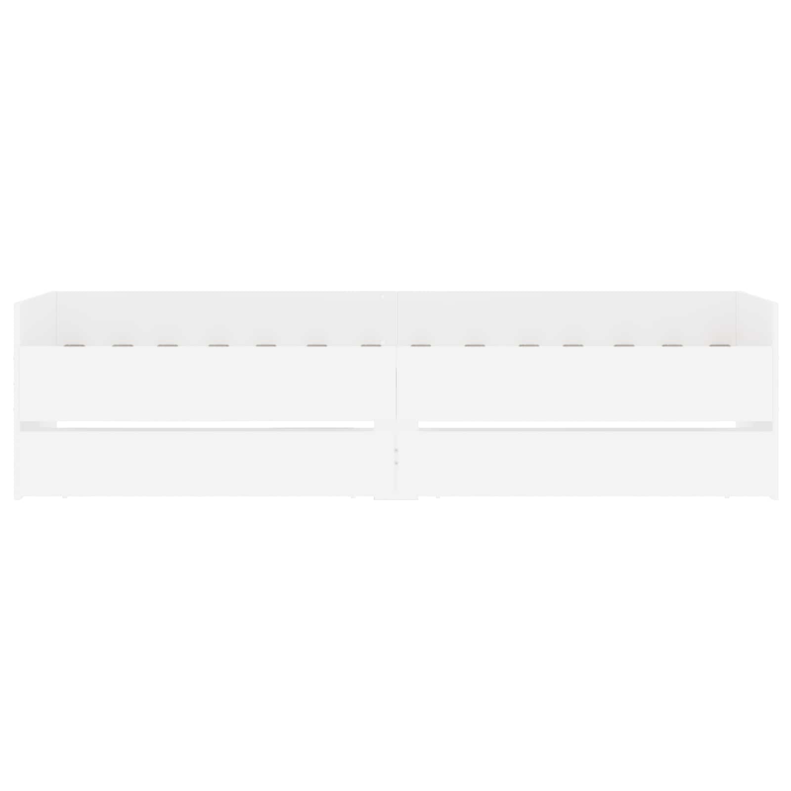 Bett mit Schubladen Braun Eiche-Optik 75x190 cm