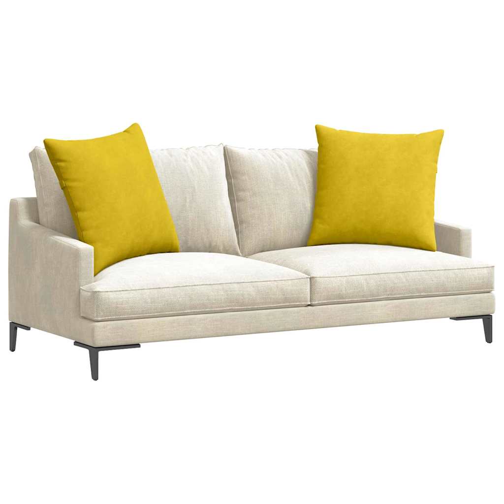 Sofakissen 2 Stück Blau 50 x 30 cm Cordstoff