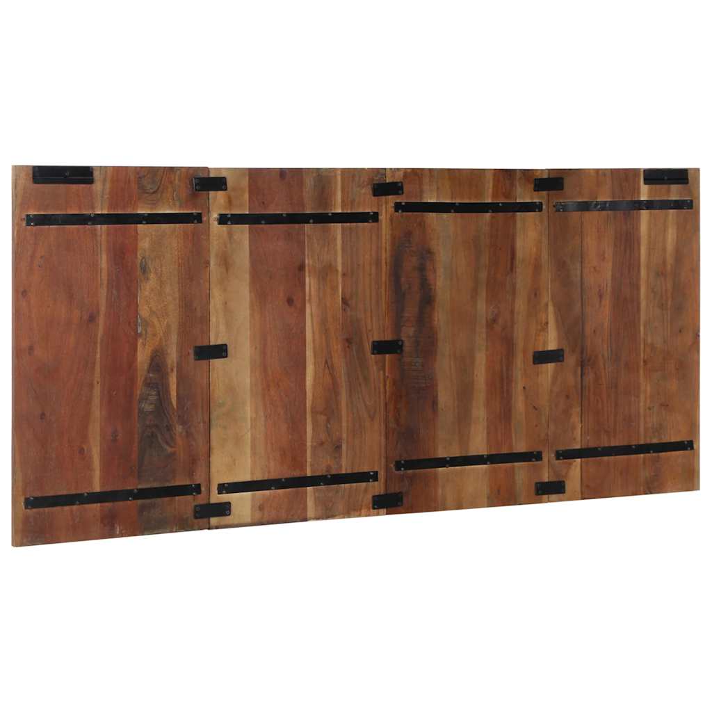 Kopfteil Mehrfarbig 160 cm Massivholz Altholz