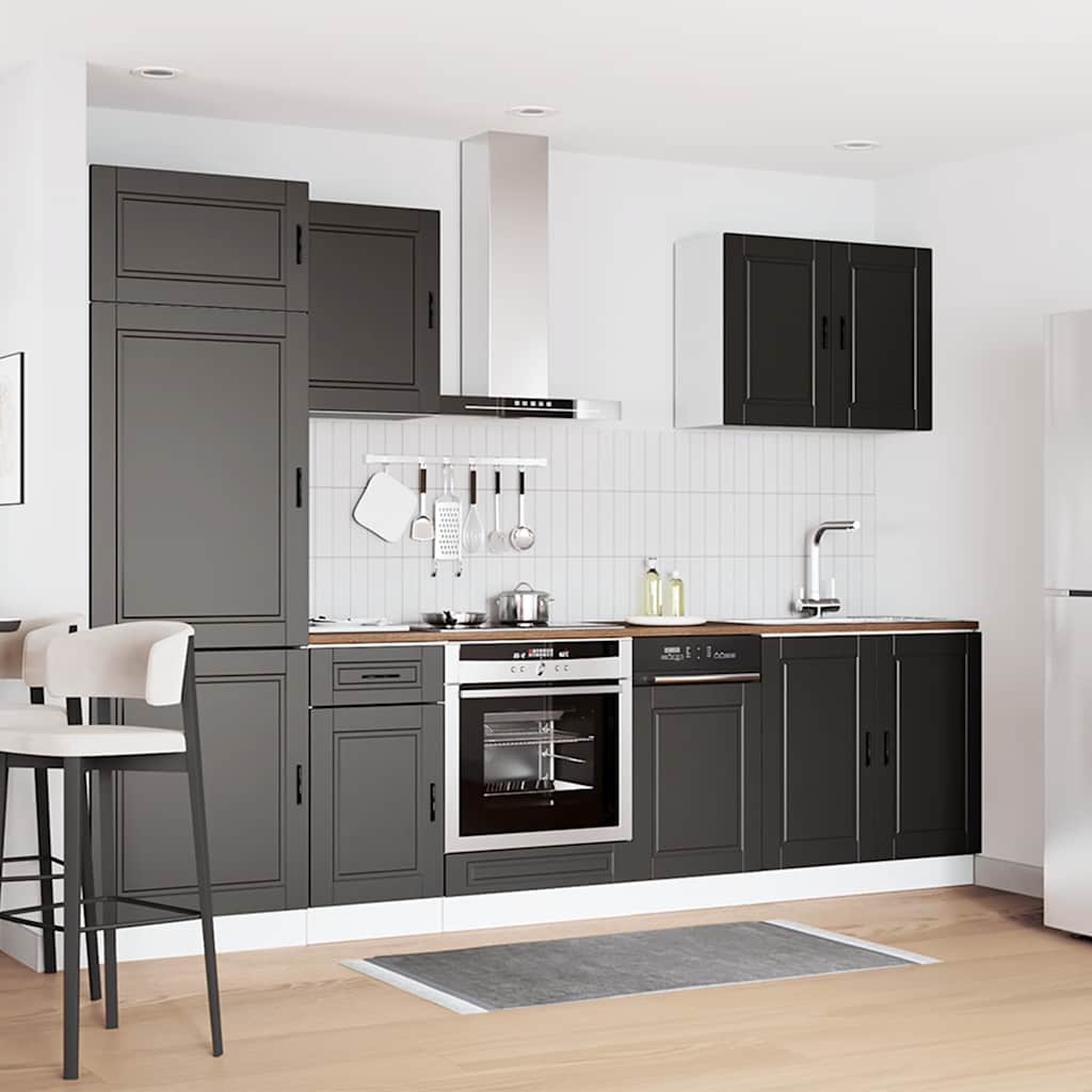 7-tlg. Küchenschrank-Set Porto Weiß Holzwerkstoff