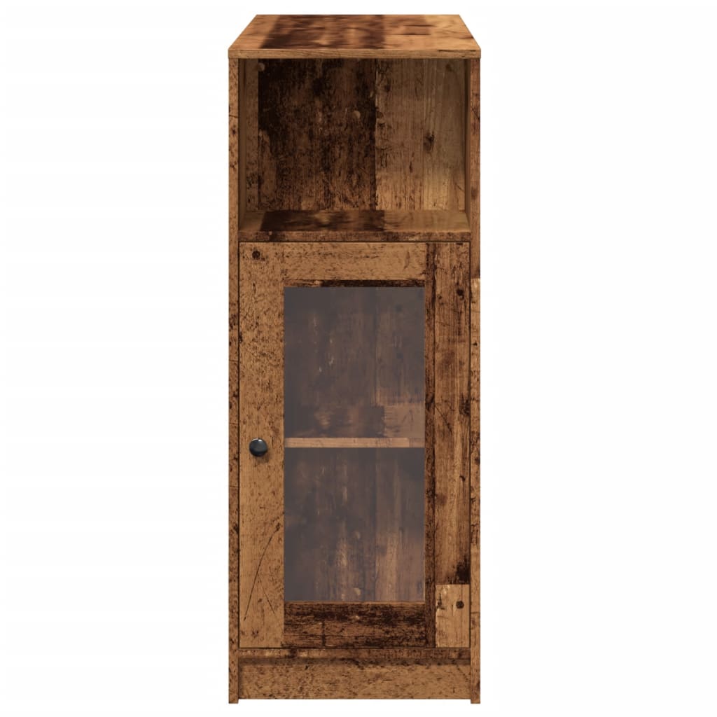 Bartisch Schwarz Eichen-Optik 101 x 40 x 103,5 cm Holzwerkstoff