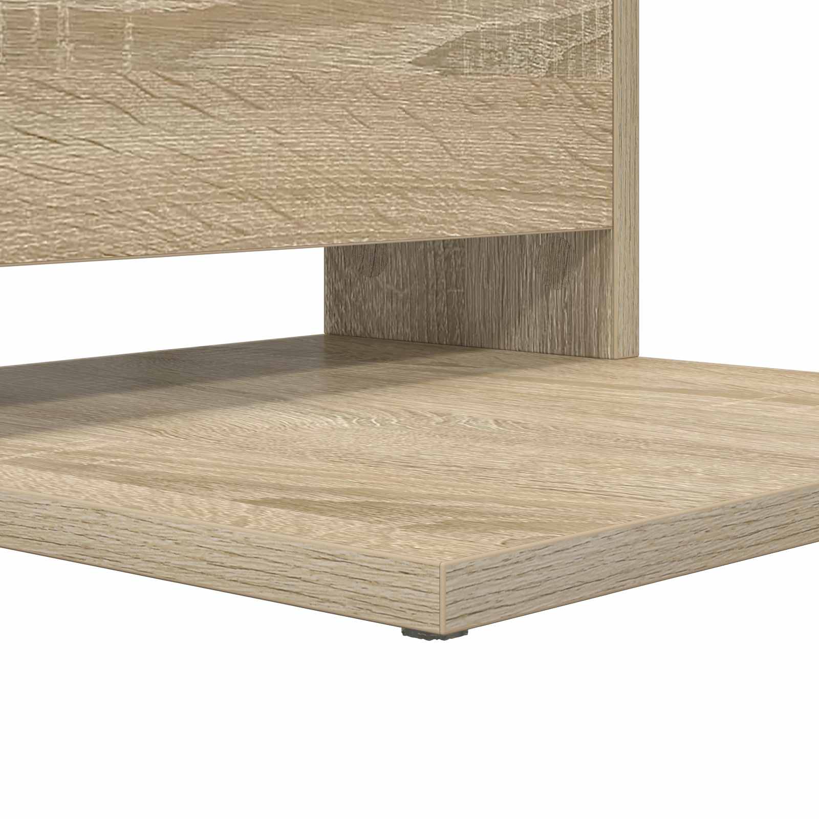 Beistelltisch Weiß 40 x 35 x 60,5 cm Holzwerkstoff