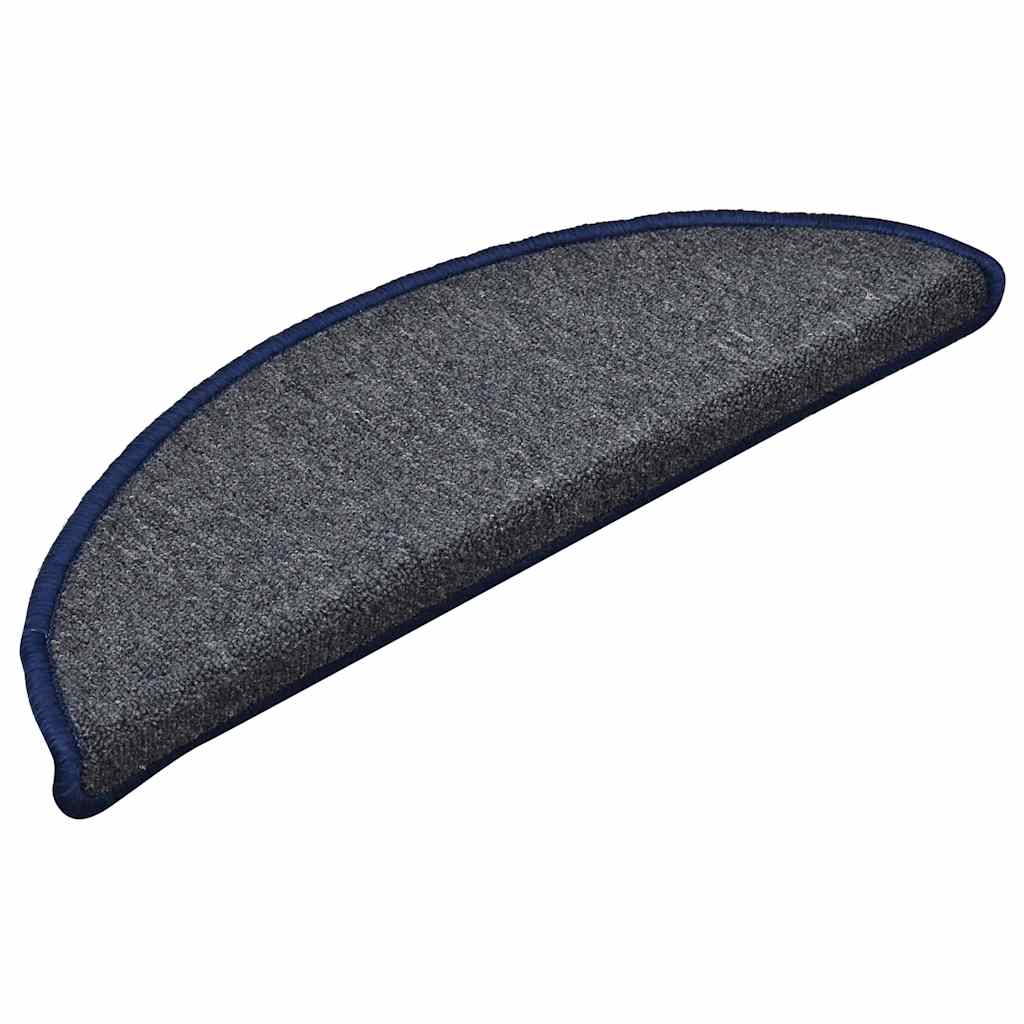 Stufenmatten 15 Stk. 56x17x3 cm Anthrazit Halbrund