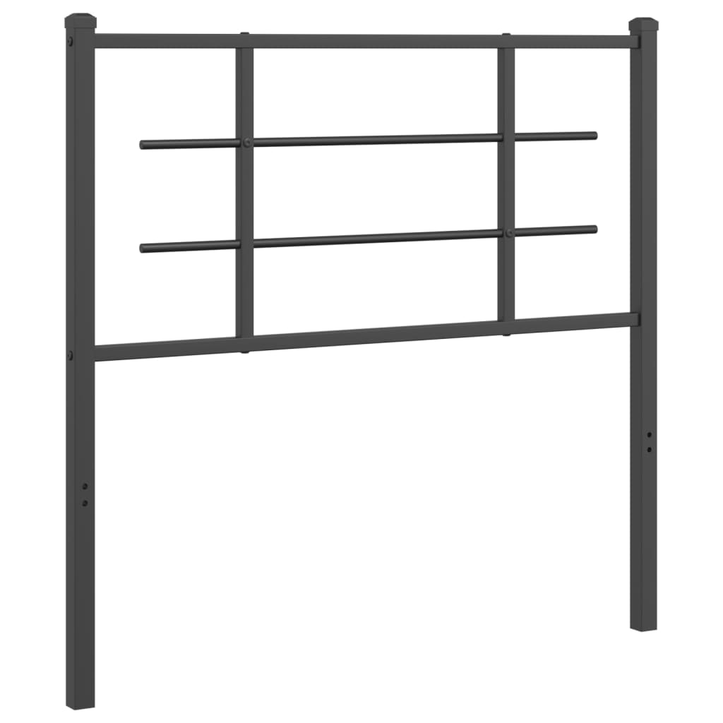 Ersatz-Kopfteil Metall Weiß 100 cm