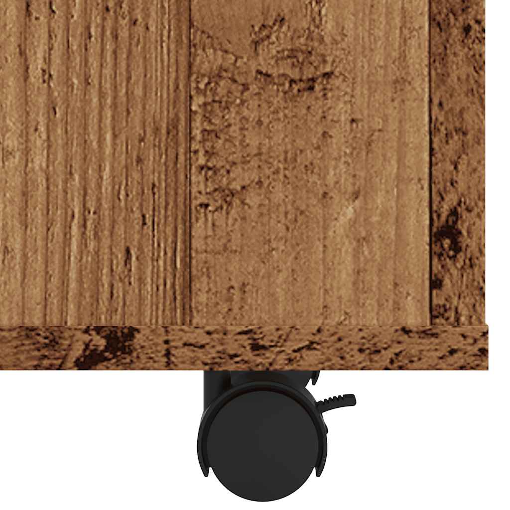 Beistelltisch Weiß 70x35x55 cm Holzwerkstoff