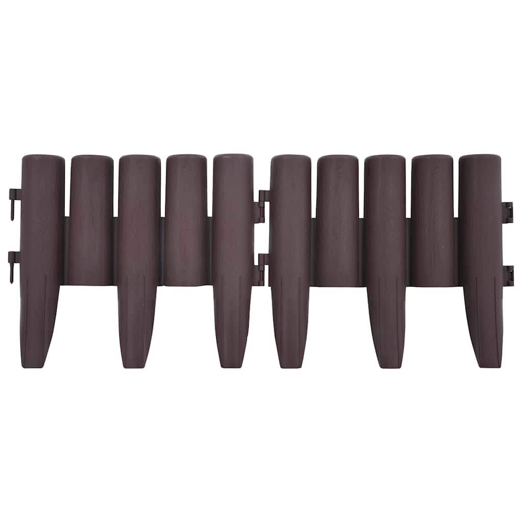 Rasenkanten 36 Stk. Grau 10 m PP