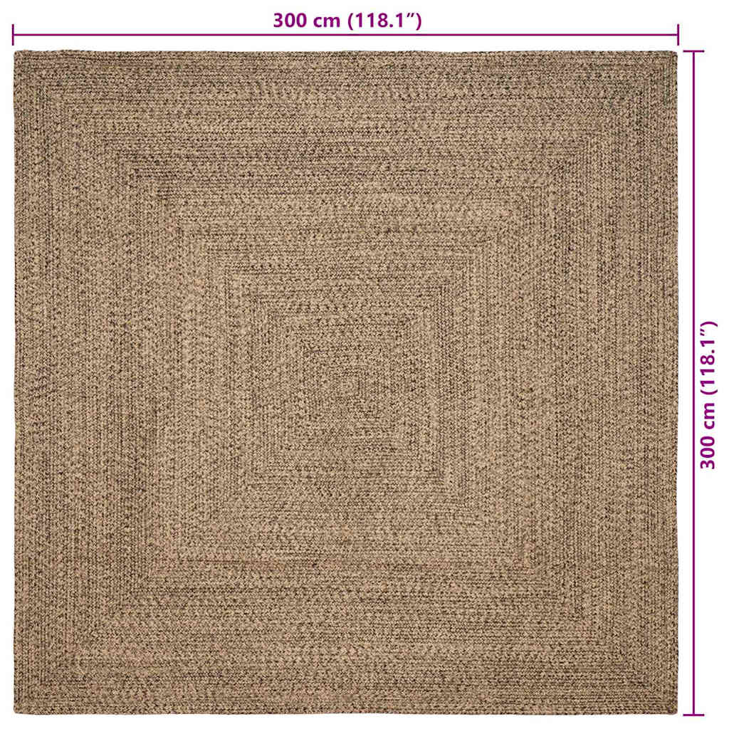 Bereichsteppiche Natürlich und Weiß 60 x 110 cm Jute