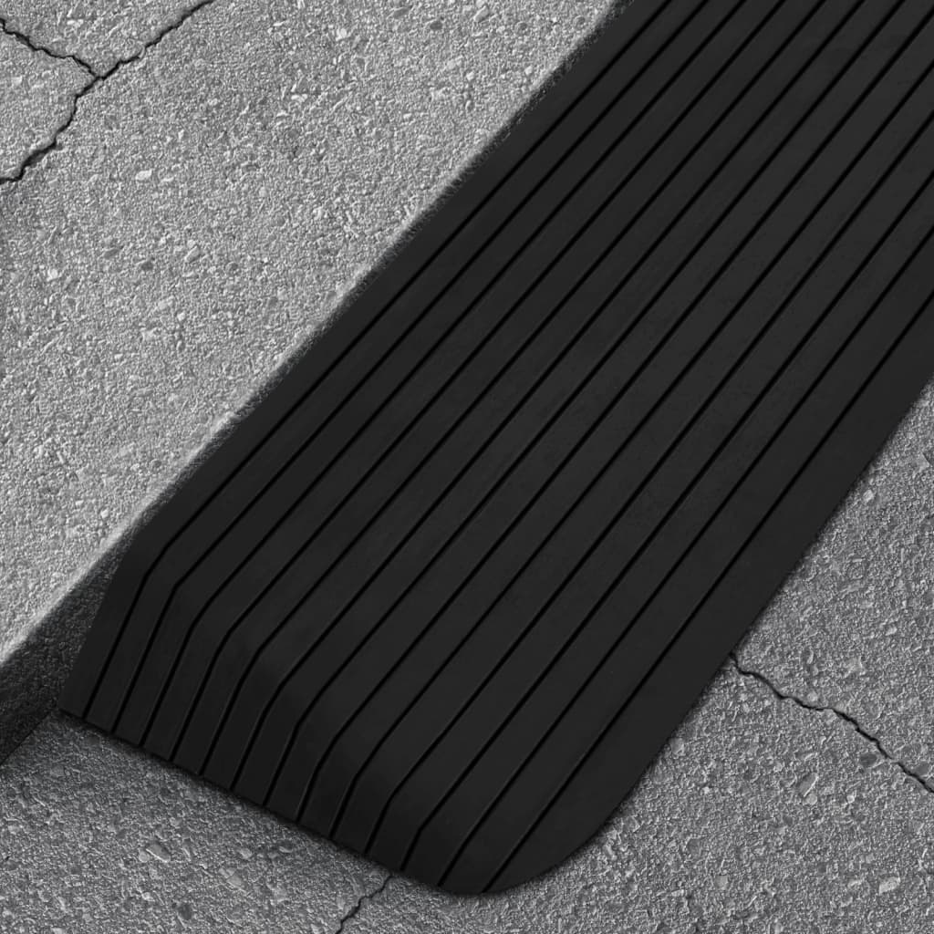 Schwellenrampe 110x21x2,5 cm Gummi