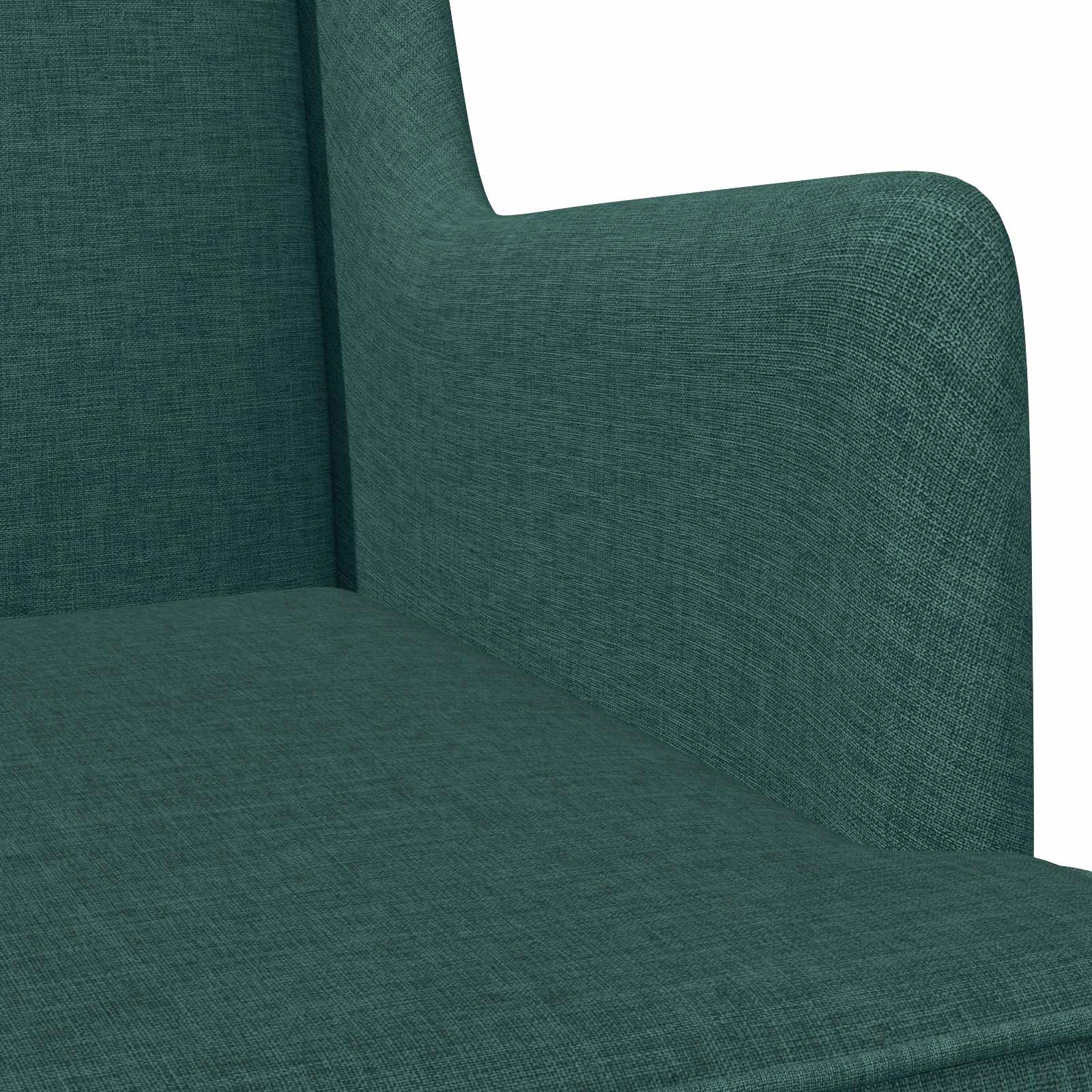 Schaukelstuhl Hellgrau 62 x 80 x 85 cm Stoff
