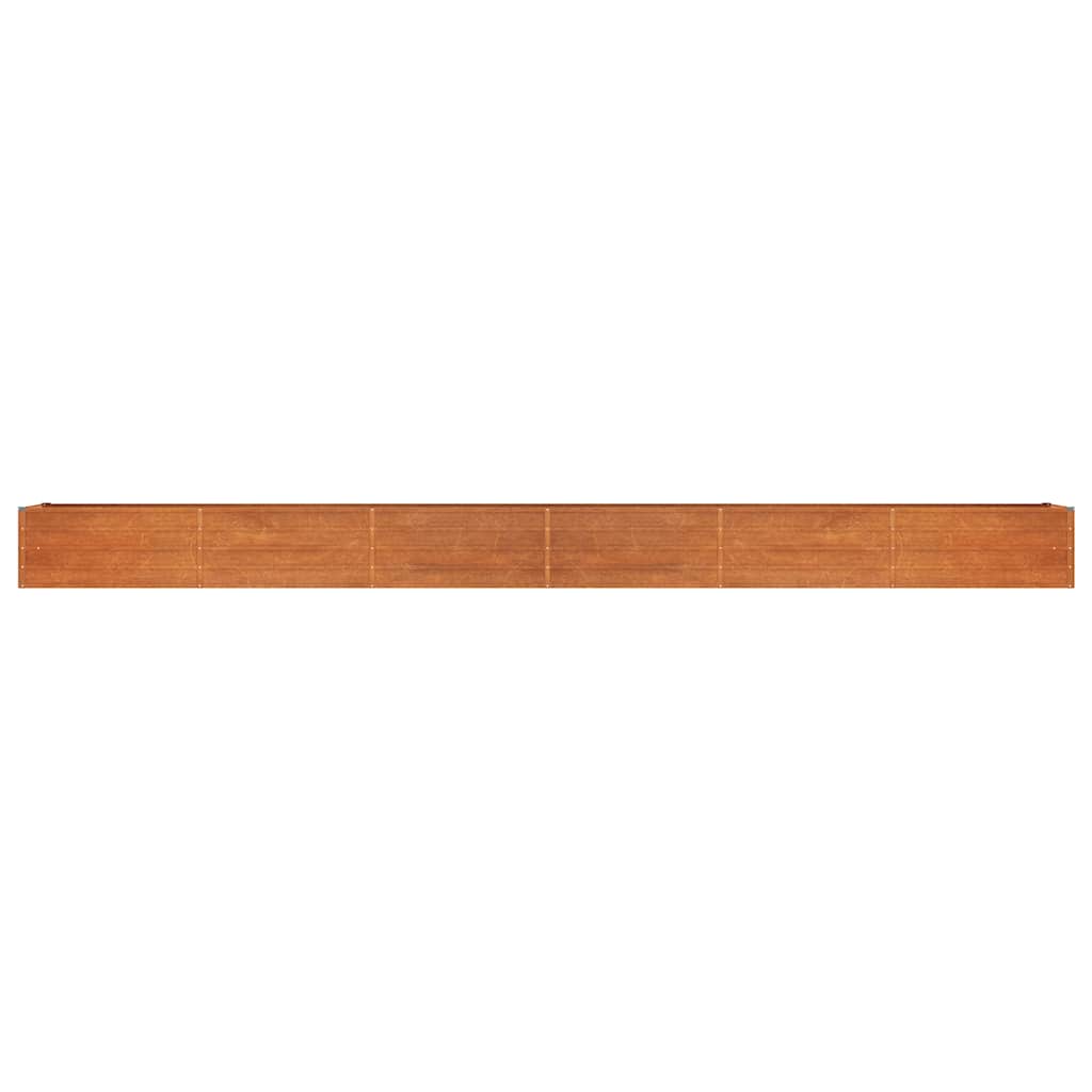 Hochbeet Rostig 100x100x77 cm Cortenstahl