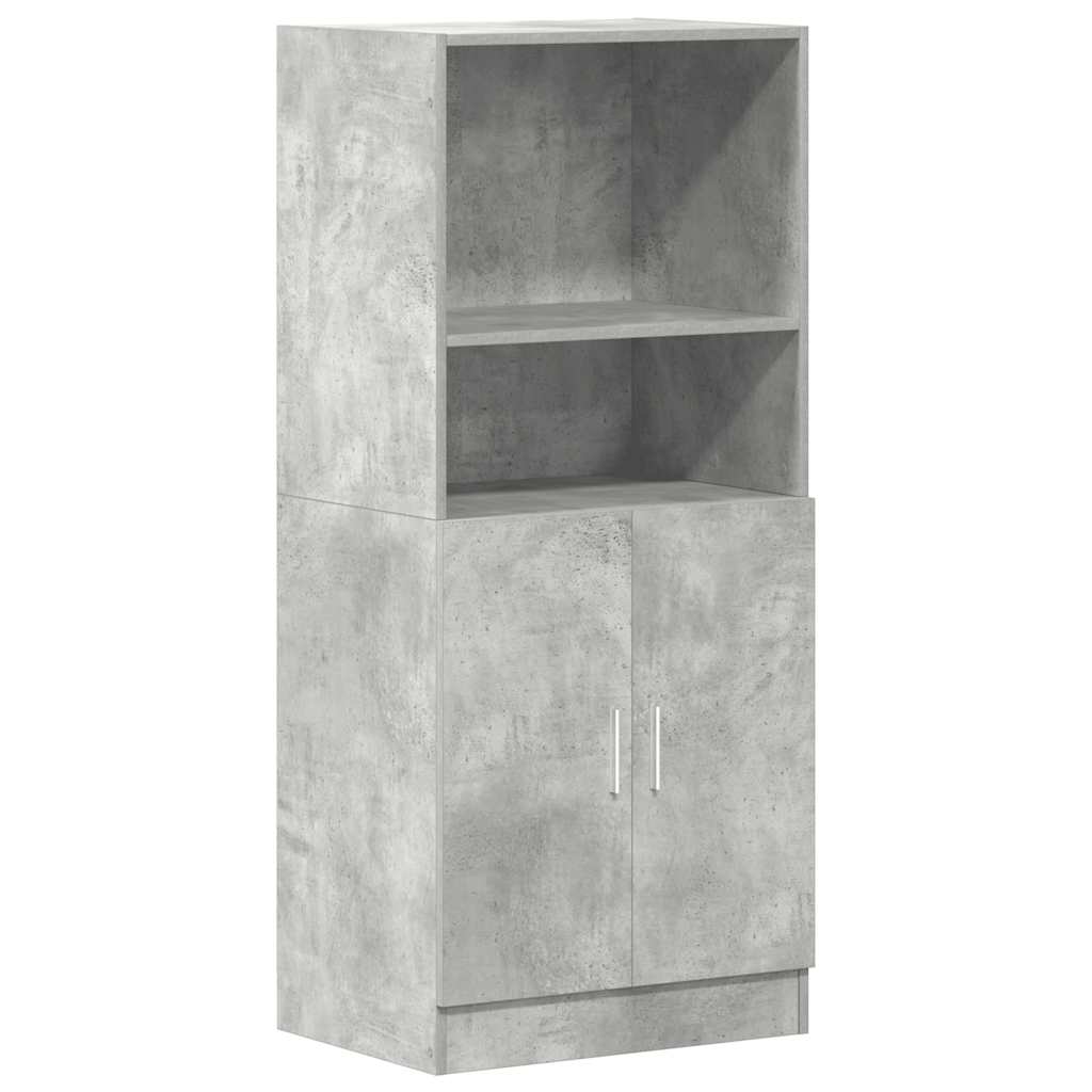 3-tlg. Küchenschrank-Set Weiß Holzwerkstoff