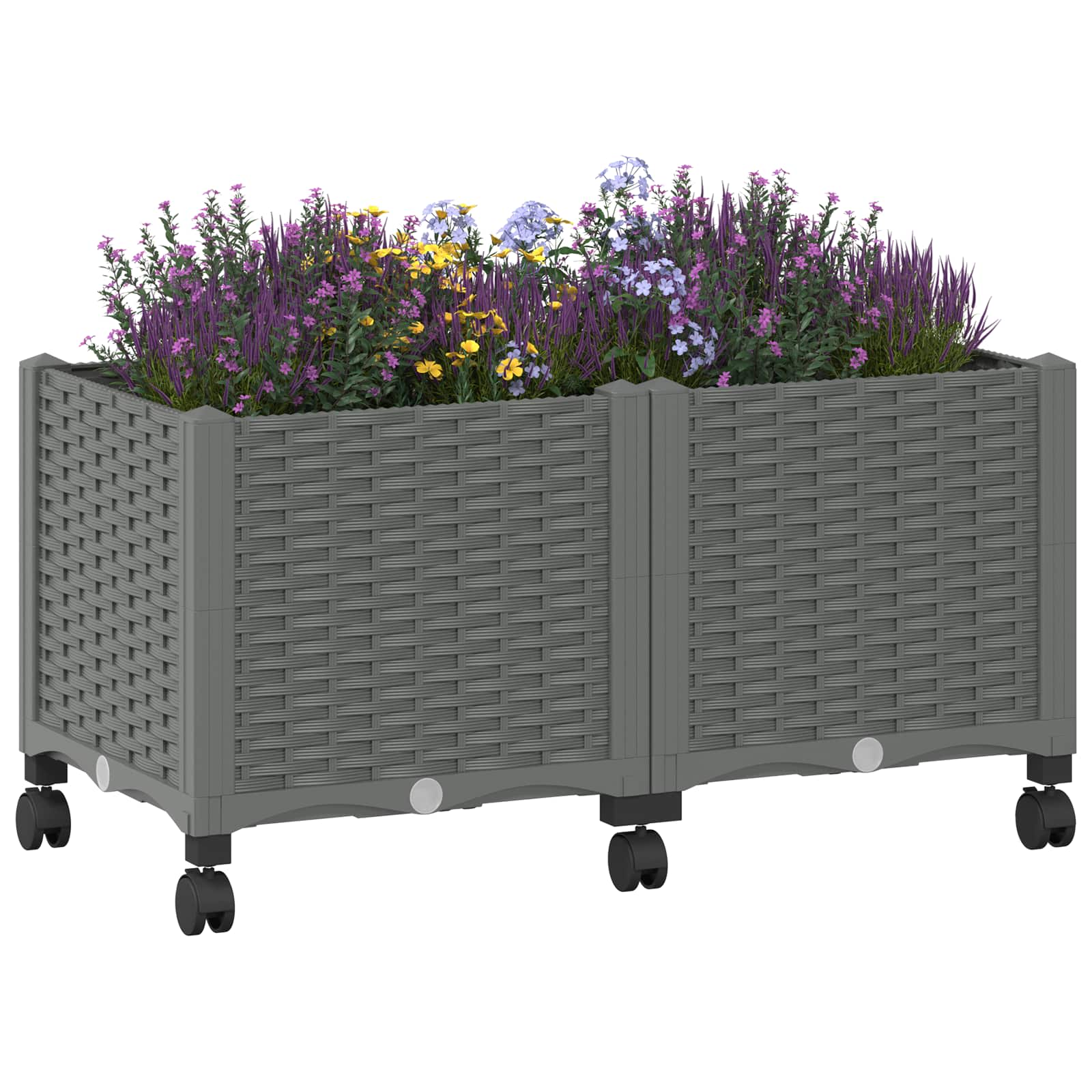 Hochbeet 40x40x23 cm Polypropylen