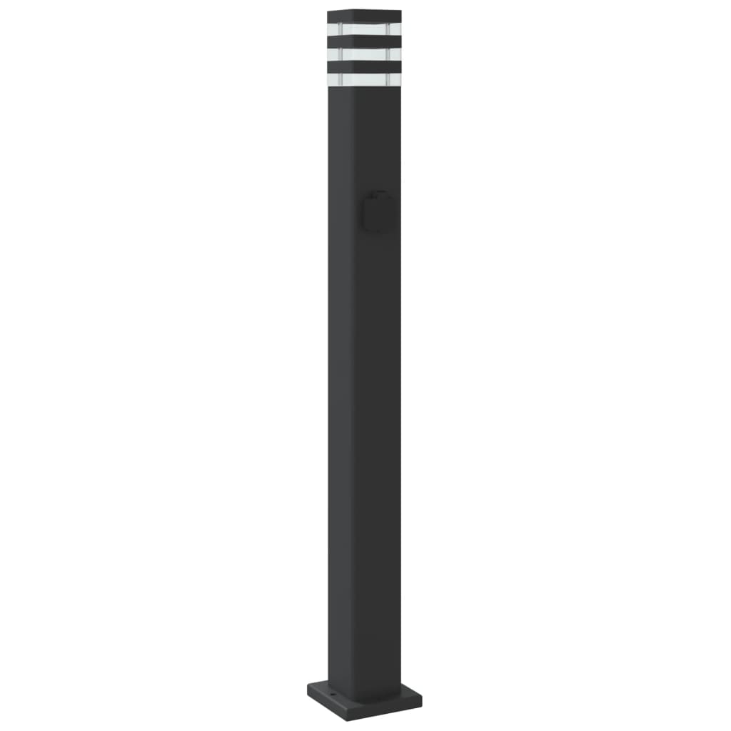 Wegeleuchte Schwarz 50 cm Aluminium