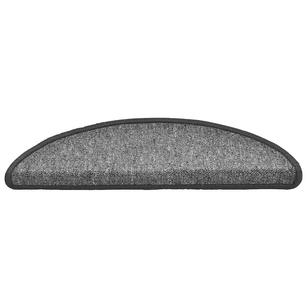 Stufenmatten 15 Stk. 56x17x3 cm Anthrazit Halbrund