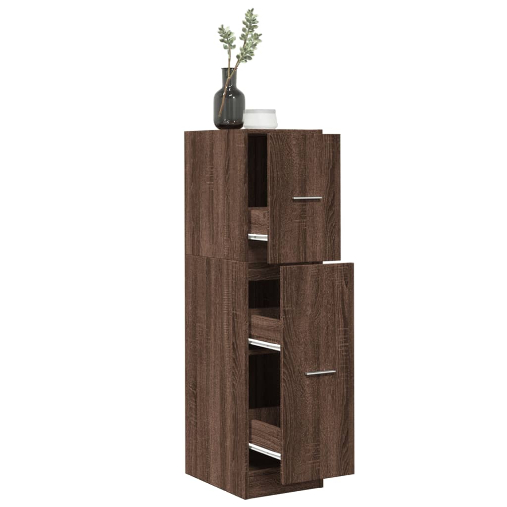 Apothekerschrank Weiß 30 x 41 x 174,5 cm Holzwerkstoff