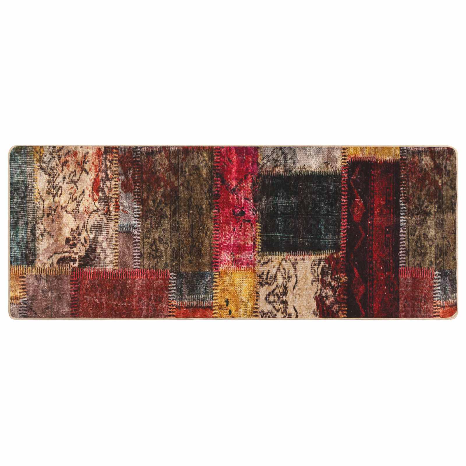 Teppich Waschbar Mehrfarbig 160x230 cm