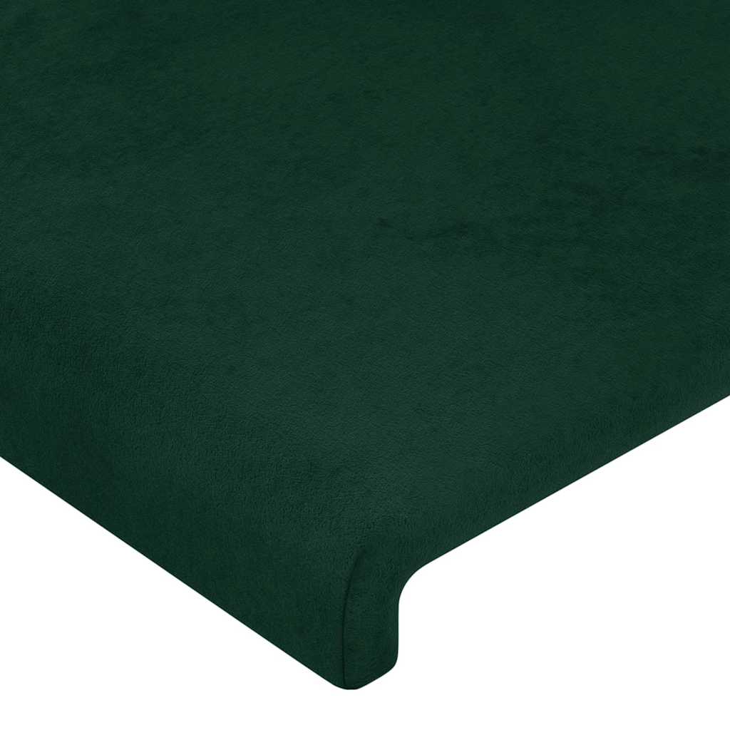 Kopfteil Hellgrau 80x5x118/128 cm Samt