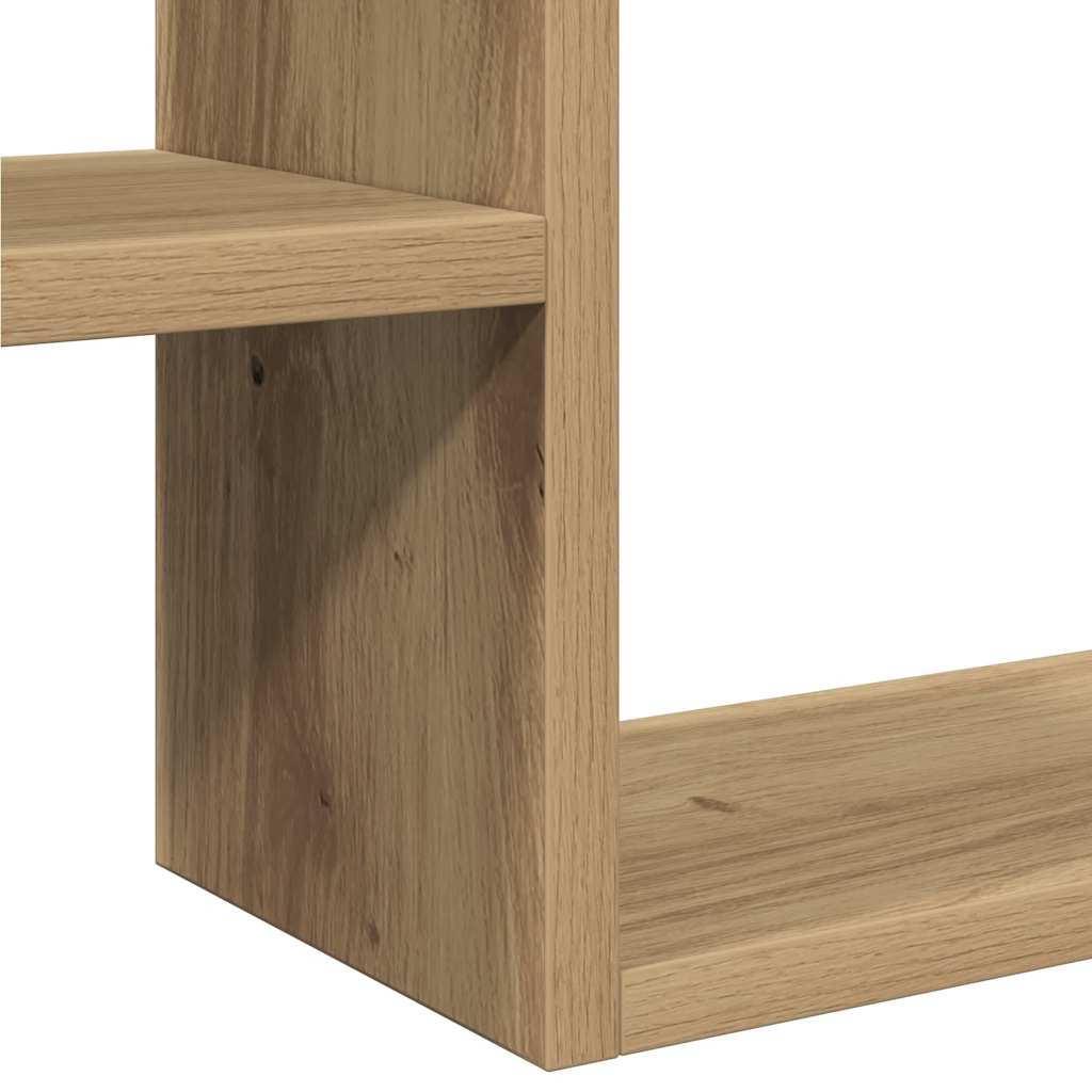 Wandregale 2 Stk. Weiß 50x15x50 cm Holzwerkstoff