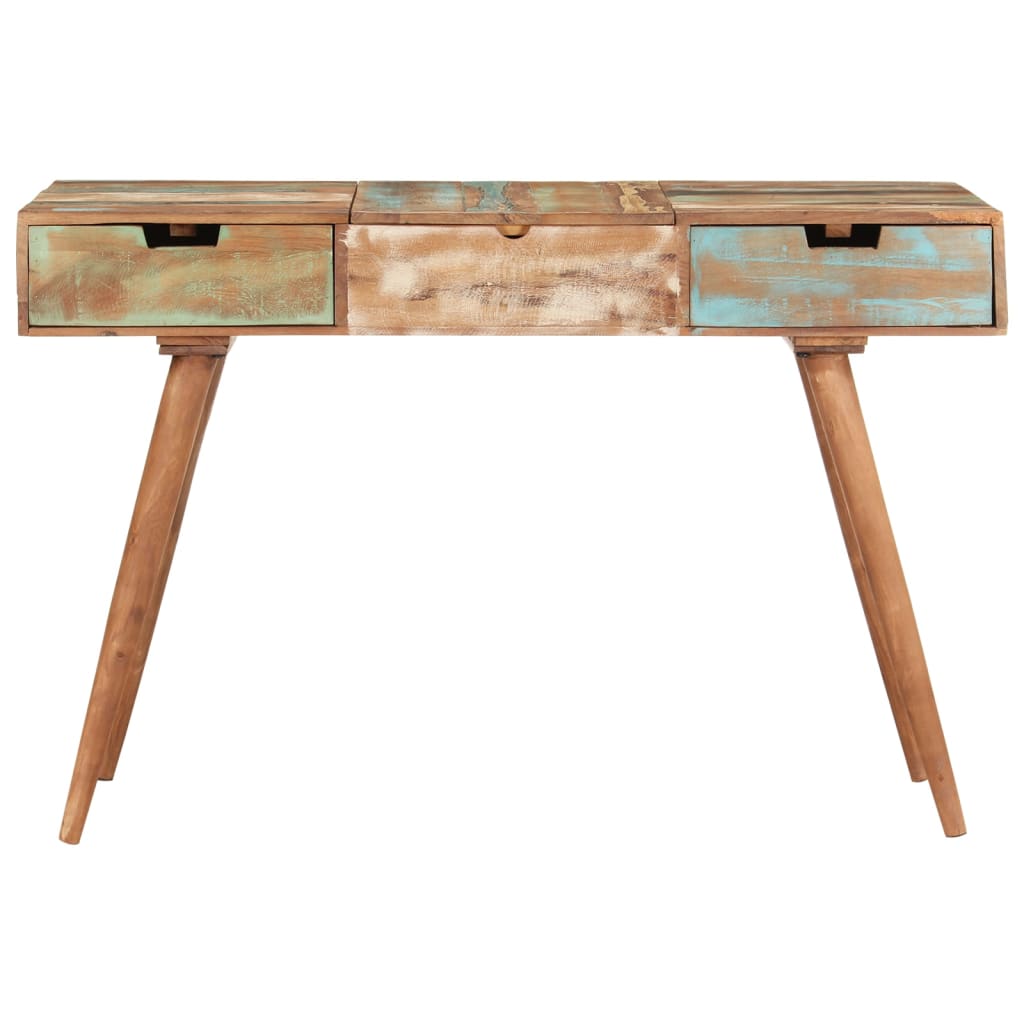Schminktisch mit Spiegel 112x45x76 cm Akazie Massivholz