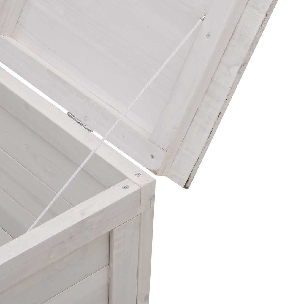 Gartentruhe 50x49x56,5 cm Massivholz Tanne