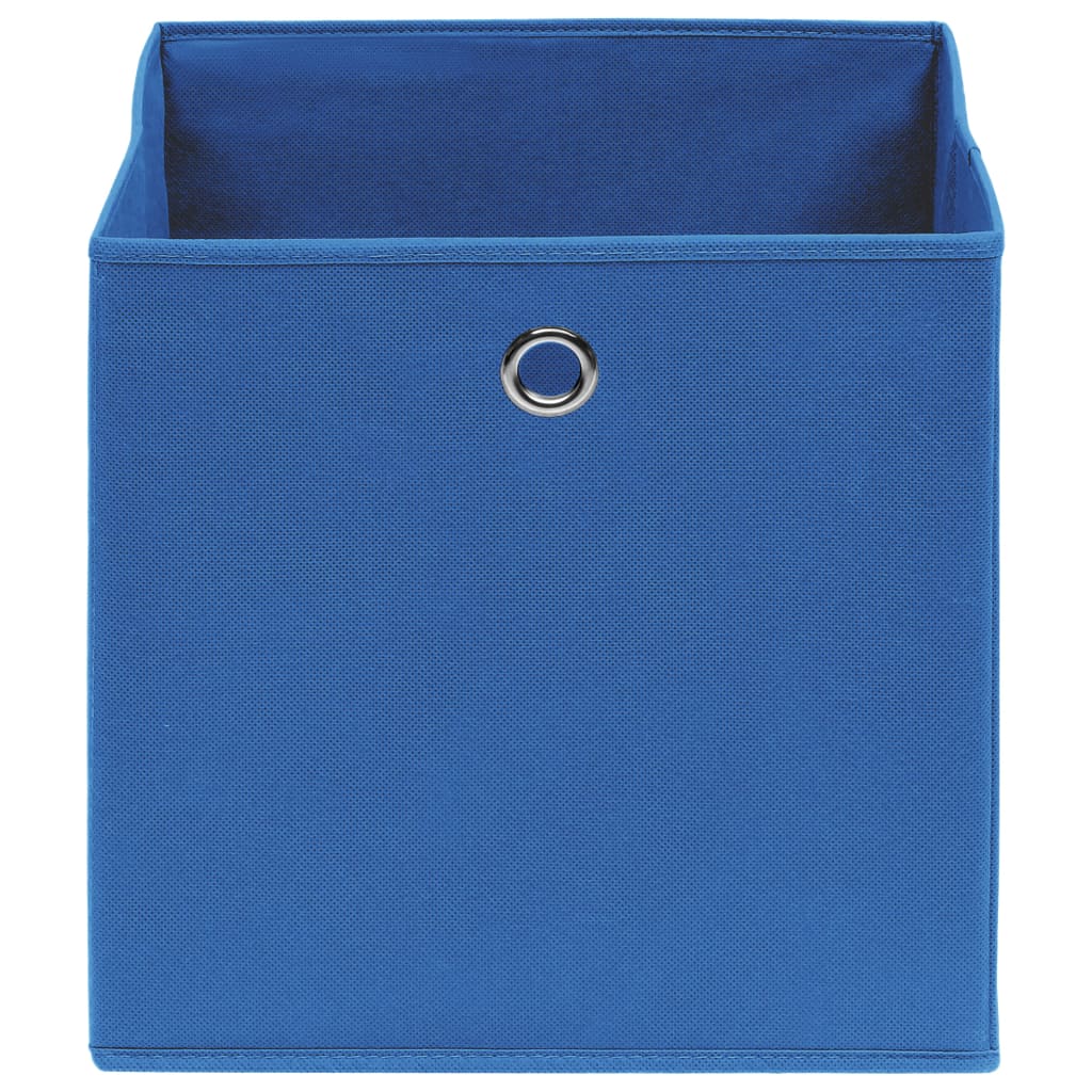 Aufbewahrungsboxen 4 Stk. Blau 32x32x32 cm Stoff