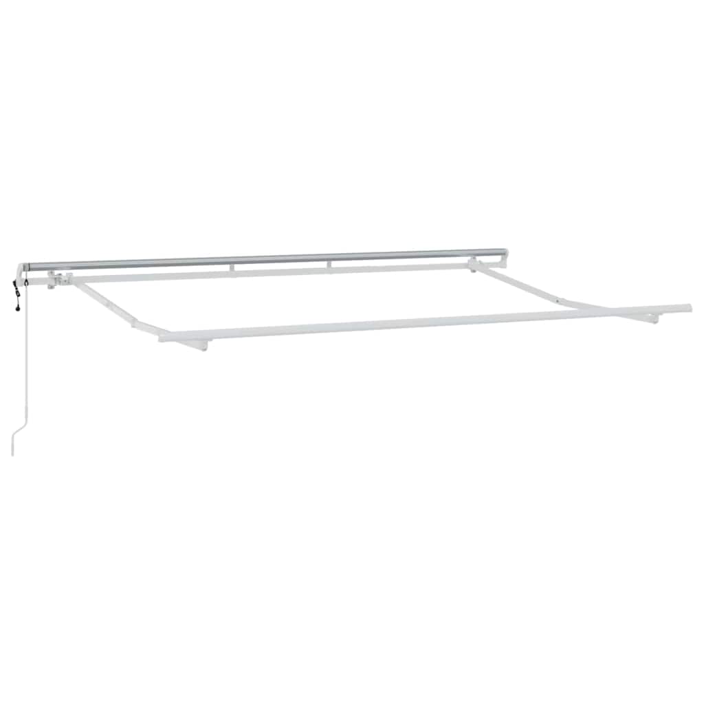 Markisenrahmen Weiß 2,5 x 2 m Metall