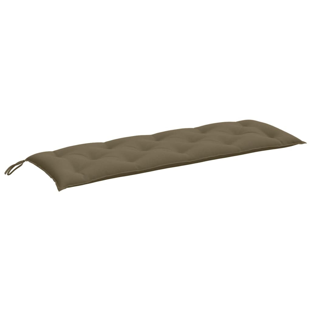 Gartenbank-Auflage Melange Anthrazit 100x50x7 cm Stoff
