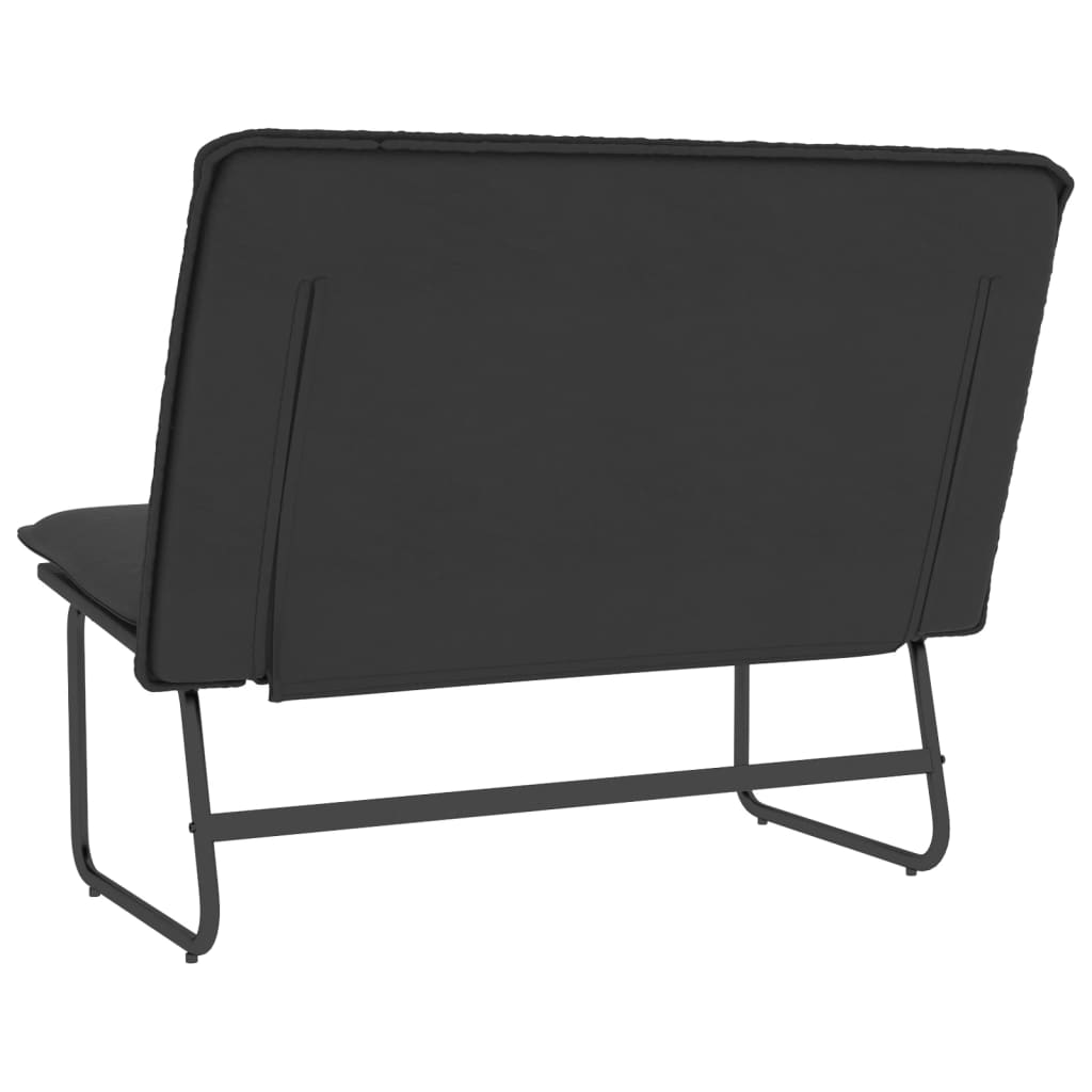 Sitzbank Creme 100x75x76 cm Kunstleder