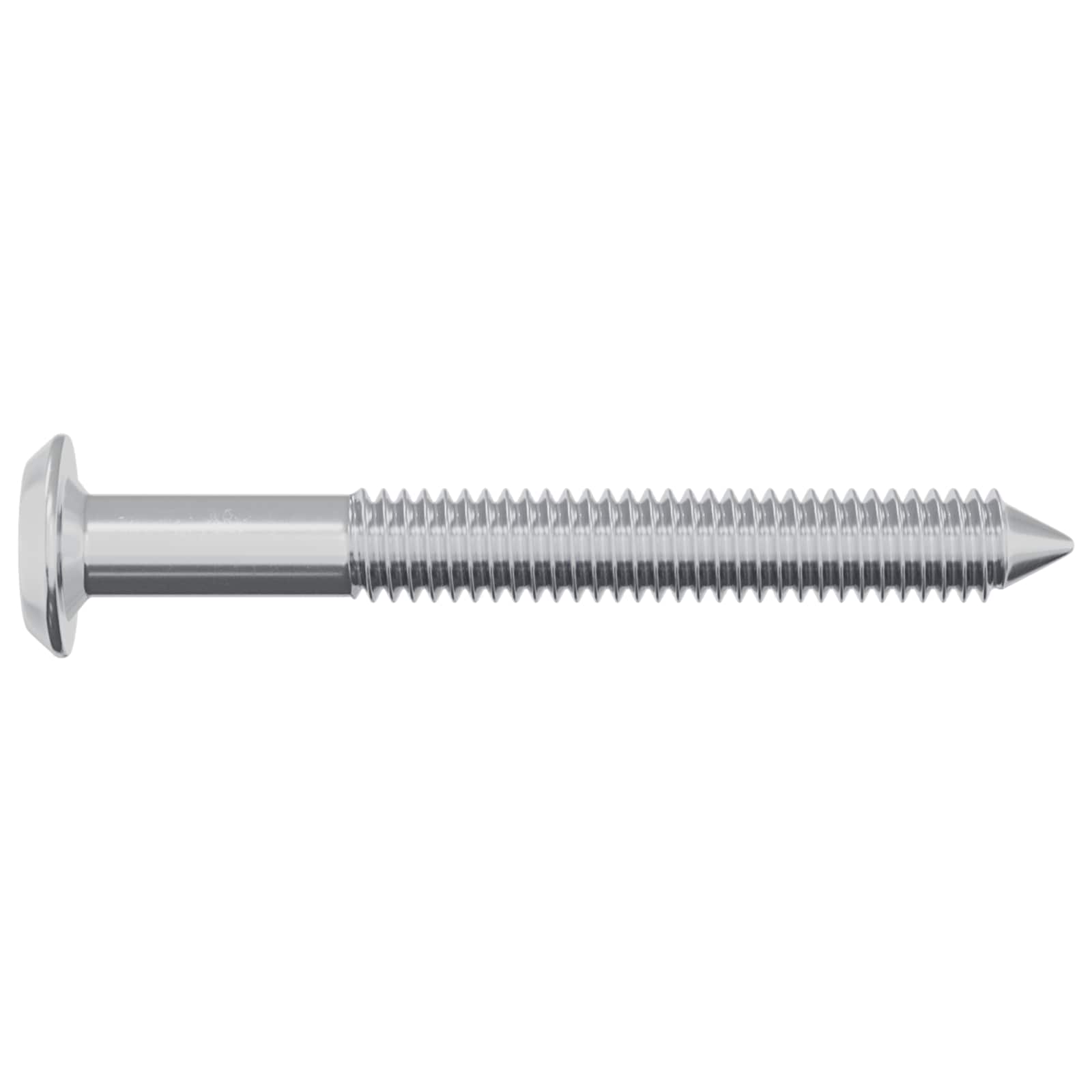 Schraube 2 pcs Silber M6 x 50 mm Stahl