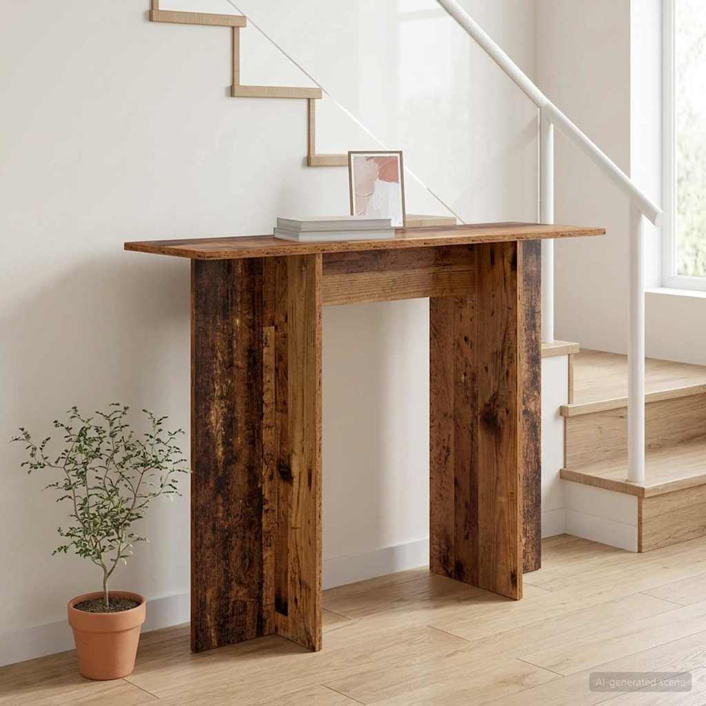 Konsolentisch Weiß 100 x 30 x 75 cm Holzwerkstoff