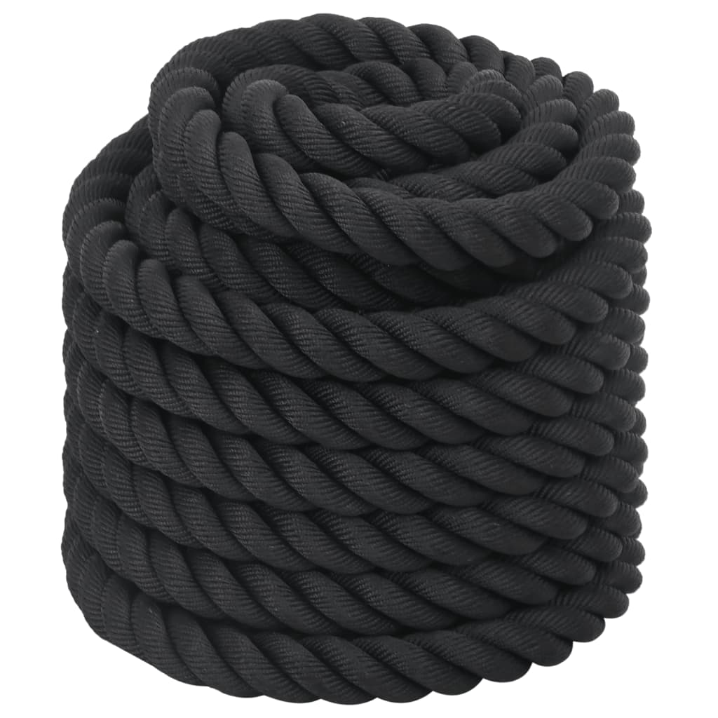 Battle Rope Schwarz 6 m 4,5 kg Polyester