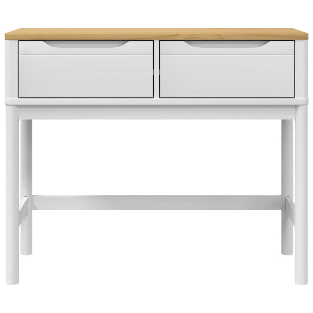 Konsolentisch FLORO Wachsbraun 89,5x36,5x73cm Massivholz Kiefer