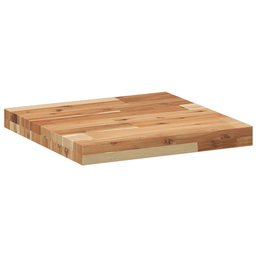 Tischplatte Rund Ø40x2 cm Massivholz Akazie