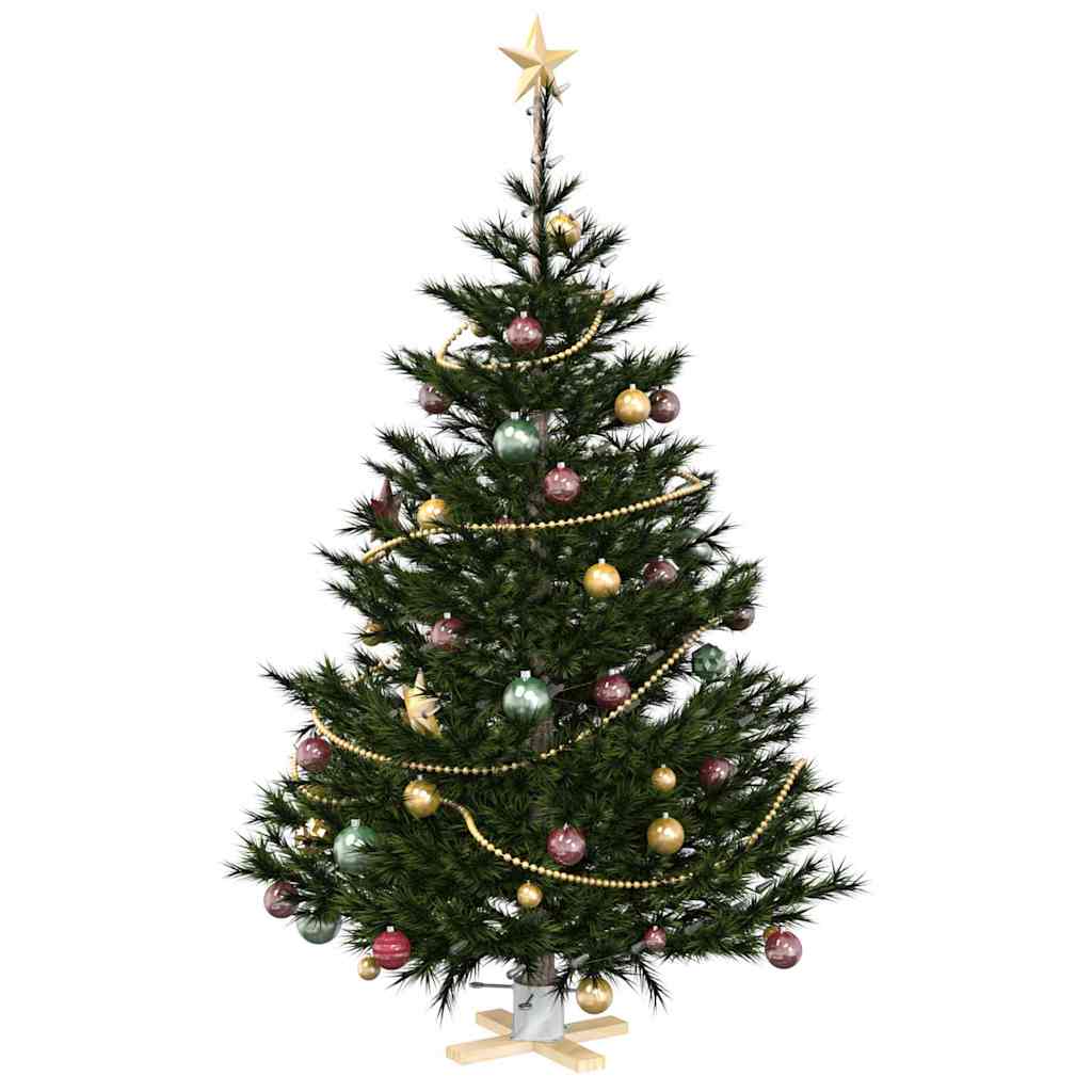Weihnachtsbaumständer Grün 50 x 50 x 16 cm Massives Kiefernholz