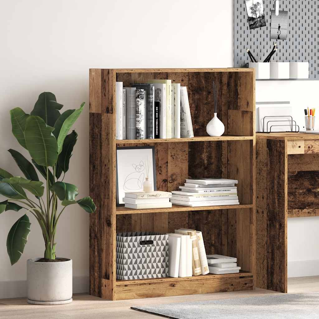 Bücherregal Weiß 40x24x75 cm Holzwerkstoff
