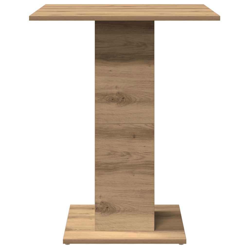 Bistrotisch Weiß 60x60x75 cm Holzwerkstoff