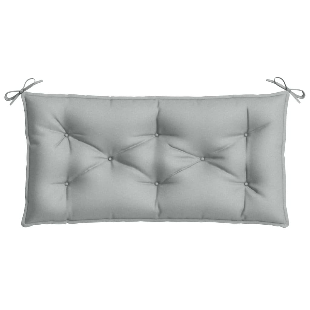 Gartenbank-Auflagen 2 Stk. Melange Anthrazit 100x50x7 cm Stoff